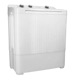 Dawlance | DW 6550 White | Twin Tub Semi Automatic | 8 KG Washing Machine | 2
