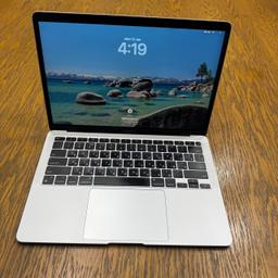Apple MacBook Air 2020 (Used) Apple M1 Chip 8GB RAM 256GB SSD 13.3" Inches Retina Display | 373 Cycles | Silver - Code: RNMB0026 2
