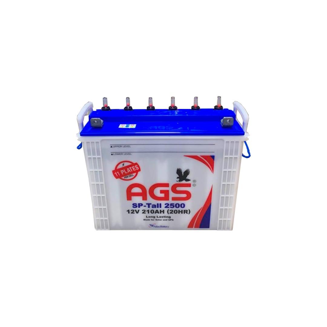 Atlas | SP Tall 2500 Battery | For Solar, Inverters, UPS 11 Plates 210