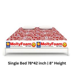 Master MoltyFoam Mattress | Single Bed 78*42 inch | 8″ Height 1
