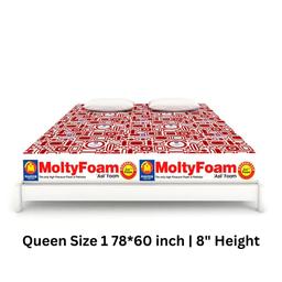 Master MoltyFoam Mattress | Queen Size 1 78*60 inch | 8″ Height 1