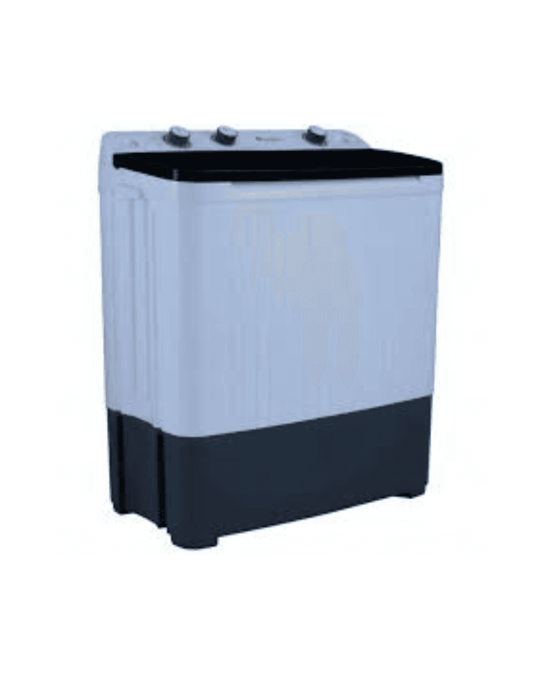 Dawlance | DW 6550  Glass Lid | Twin Tub Semi Automatic Black/Grey | 8 KG Washing Machine |