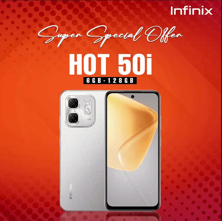 Infinix Hot 50i | 6GB-128 | GB