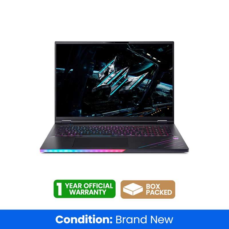 Acer Predator Helios 18 AI  PH18-73-96Y0 | Intel Core Ultra 9 |  275HX | 32GB DDR5 5600MHz Ram | 1024GB PCIe NVMe SED SSD