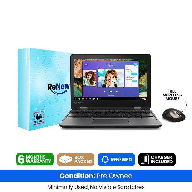 Lenovo ChromeBook 300E x360 | Intel Celeron | 4 GB RAM | 32 GB Storage | Touch Screen