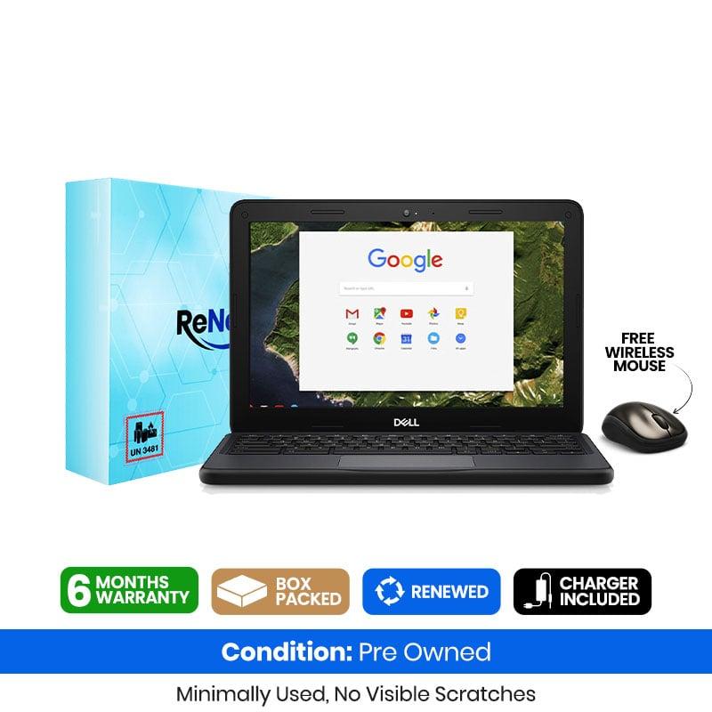 Dell ChromeBook 5190 x360 | Intel Celeron | 4 GB RAM | 32 GB Storage | Touch Screen