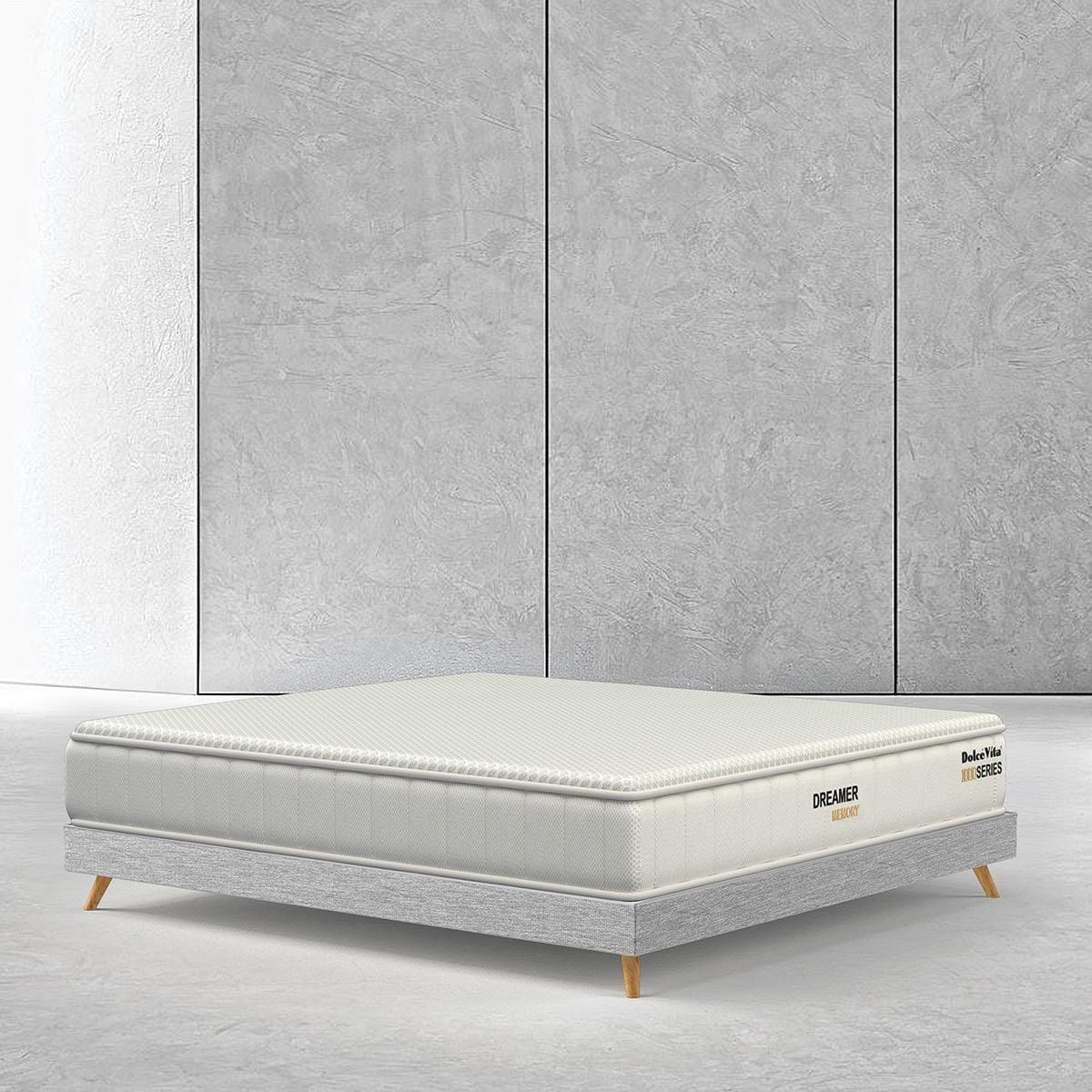 Dolce Vita Dreamer 1000 Pocket Spring Memory Mattress | King Size 78X72 inch | 9 inch Height