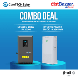 CoreTECH NexGen PV20000 10KW Hybrid Inverter & Dyness PowerBrick 14.336kWh 51.2V – 280Ah IP20 Lithium-ion Battery Combo Deal 1
