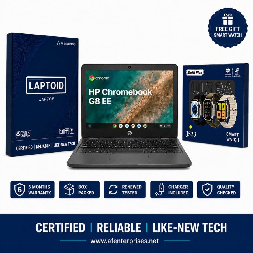 Hp Chromebook G8 EE | 4GB RAM | 32GB Rom | 11.6inch Screen | Android - 