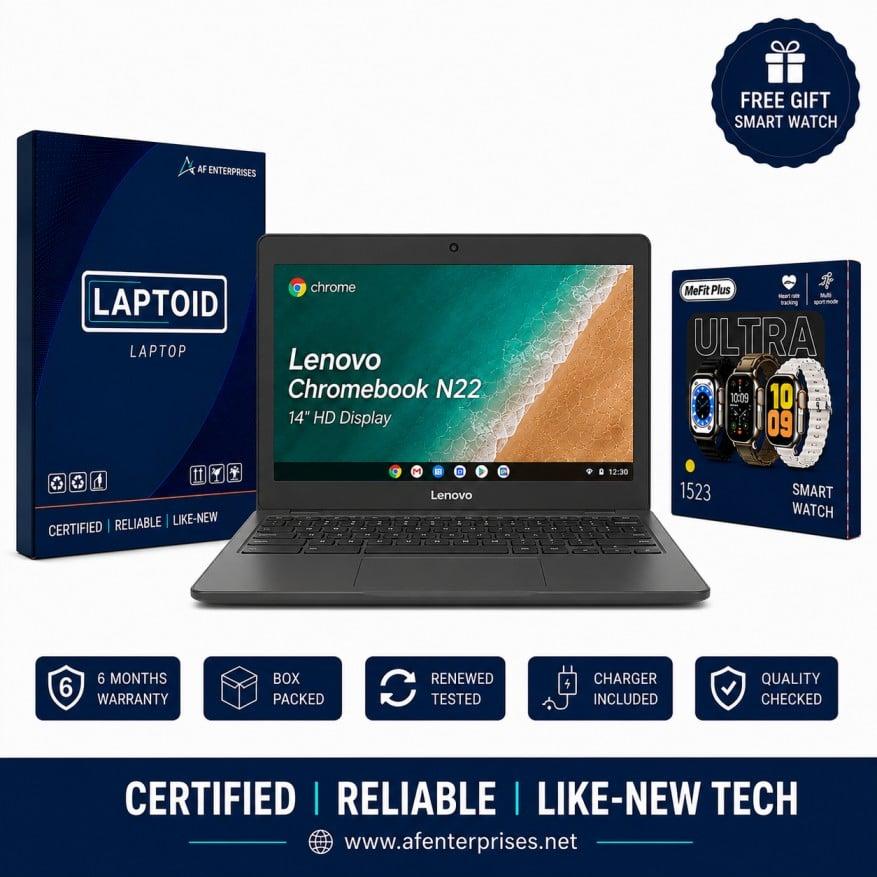 Lenovo Chromebook N42 | 4GB RAM | 16GB Rom | 14inch Screen | Android 