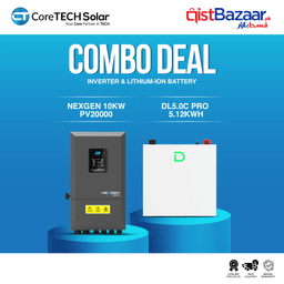CoreTECH NexGen PV20000 10KW Hybrid Inverter & Dyness DL5.0C Pro 5.12kWh 51.2V – 100Ah IP20 Lithium-ion Battery Combo Deal 1