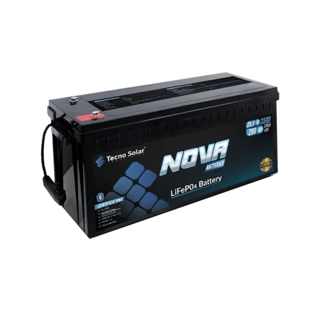 Tecno solar | Nova Cube Battery | for solar, inverter, 25.6V, 200Ah