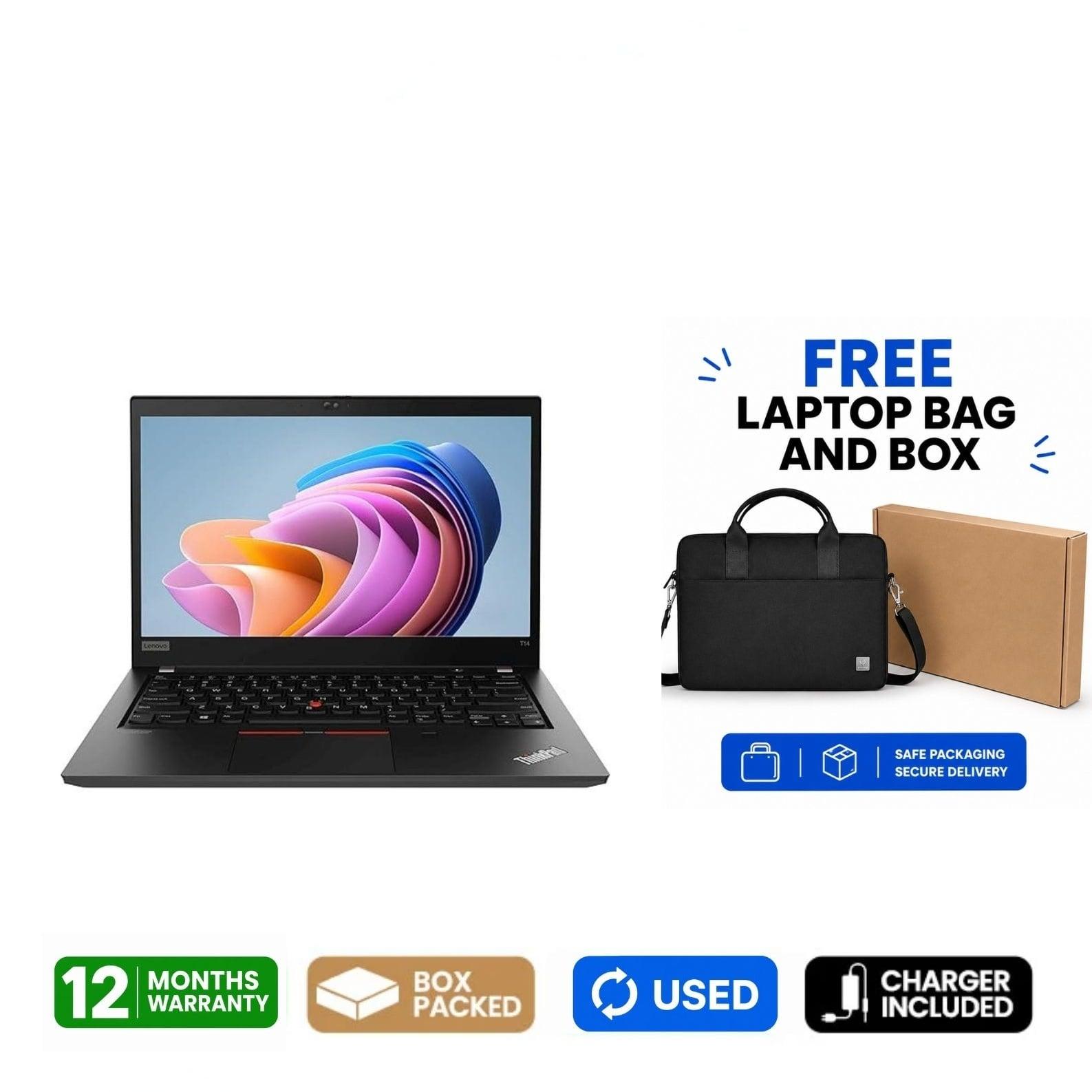 Laptop Lenovo thinkpad t14 i5 11th generation 8gb ram 256gb ssd 14" with 1 year warranty (USED)
