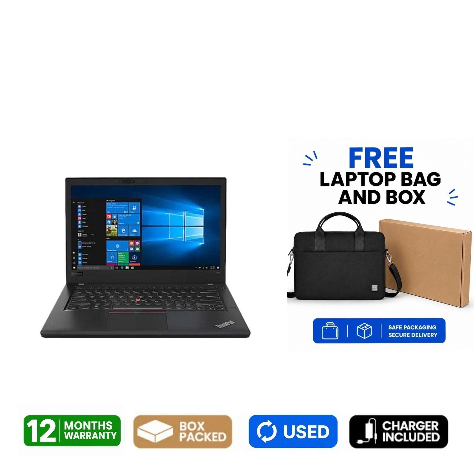Laptop Lenovo THINKPAD T480 - CORE I5 8TH GENERATION - 16GB RAM - 256GB SSD - 14” - 1 year warranty (USED) 