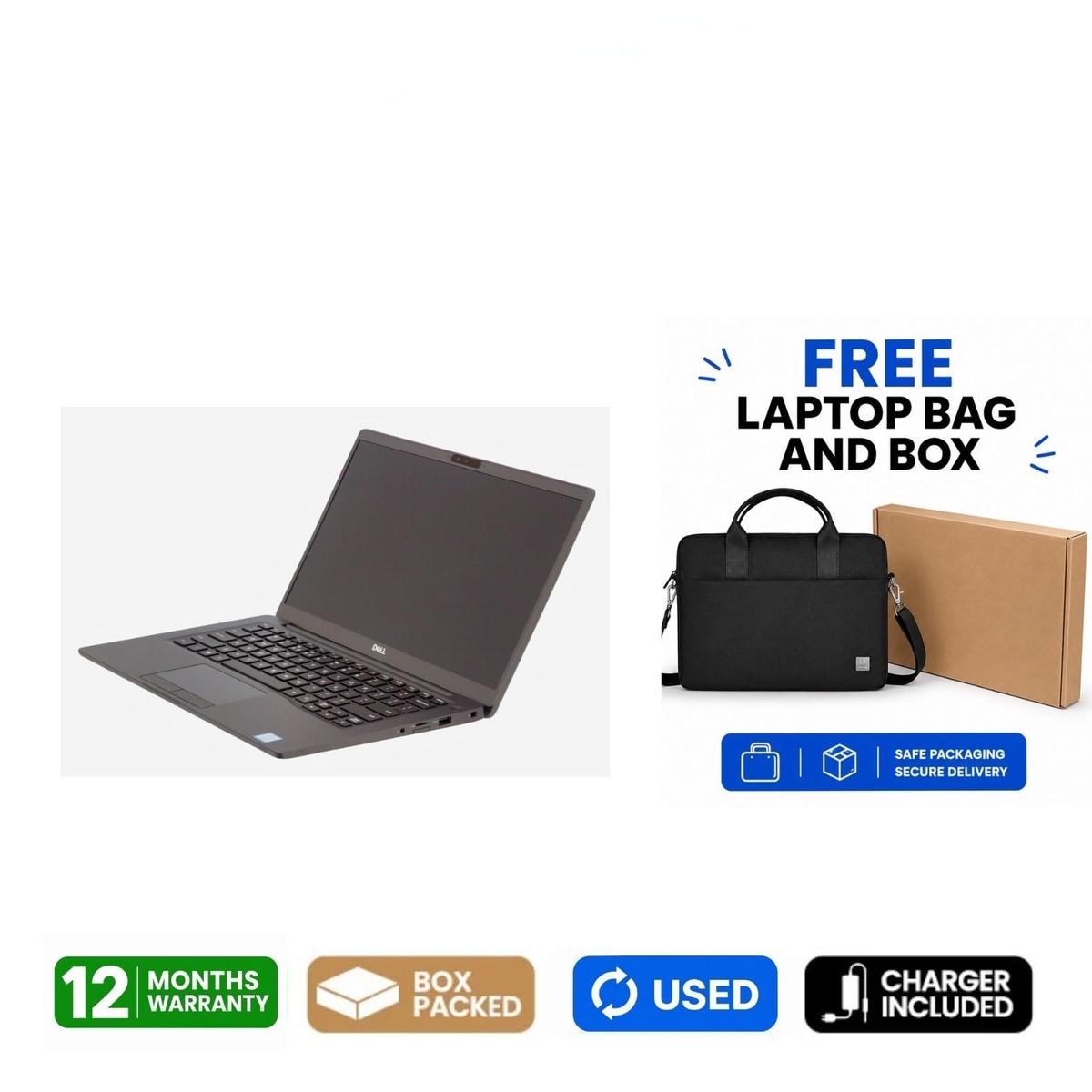 Laptop Dell latitude 7400 i5 8th generation 16gb ram 256gb ssd 14" with 1 year warranty (USED)