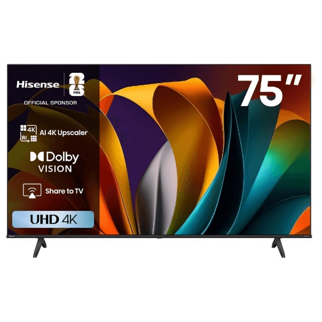 Hisence 75" | 75A6N | 4K Ultra HD smart TV
