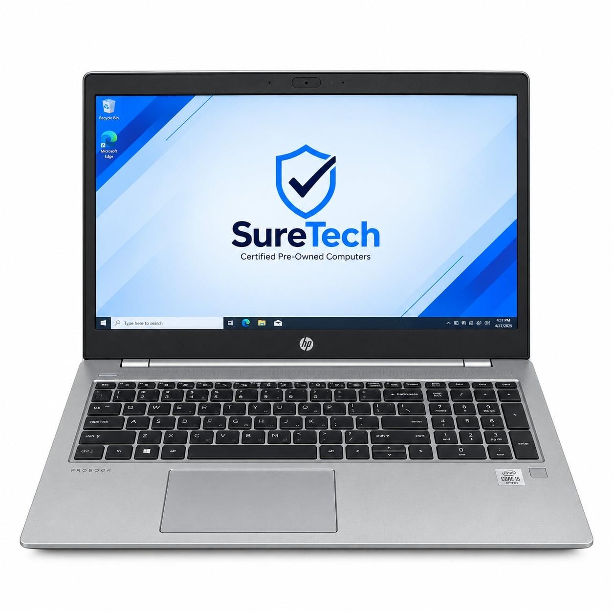 HP Probook 450 G7 | Intel Core i5 10th Gen | 8 GB RAM | 256 GB NVMe